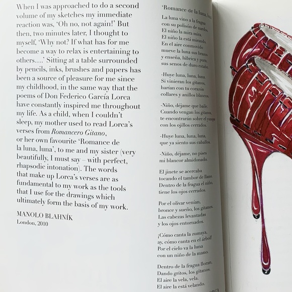 4/$20⭐️ Red Manolo Blahnik Shoe Illustration *PRINT* - Picture 5 of 8